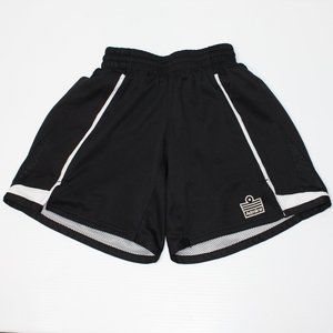 Admiral Boy's Mesh Lined Black Athletic Sports Basketball Soccer Shorts size YM